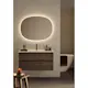 Spegel Hafa Ellipse LED 1000x750