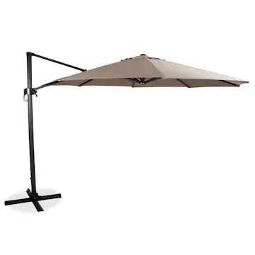 Hengende parasoll Hillerstorp SideWinder XL Beige Ø350 cm