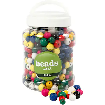 Treperler Creativ Company Ass Farger D8+10+12 mm Hullstr 2-2,5 mm 400 ml/1 Pk