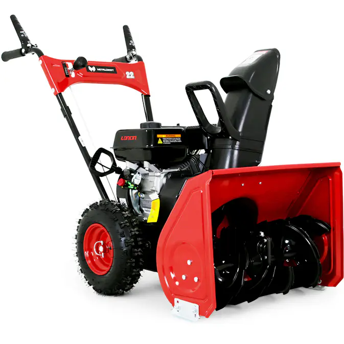 Snøfreser Metalcraft 6,5 HK Loncinmotor Rød