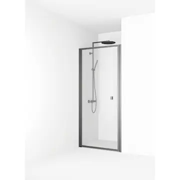 Dusjhjørne Macro Design Empire Swing Klart Glass med Sprosser