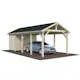 Carport Palmako Robert 23,1 m2 med Bod