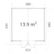 Gjestehytte Palmako Lotta 14,4 m2
