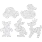 Perleplate Creativ Company Transparent Str 16x19,5-19x24 cm Jumbo 5 Stk/1 Pk