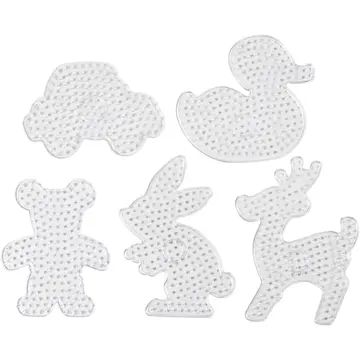 Perleplate Creativ Company Transparent Str 16x19,5-19x24 cm Jumbo 5 Stk/1 Pk