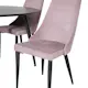 Spisegruppe Venture Home Dipp Ø115 cm med 4 Leone Stoler
