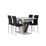 Spisegruppe Venture Home Disa med 4 Lily Stoler