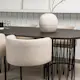 Spisegruppe furniture/fashion Stone med 4 Simrishamn Stoler
