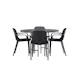 Spisegruppe Venture Home Copenhagen Ø 115 cm med 4 Baltimore Stoler