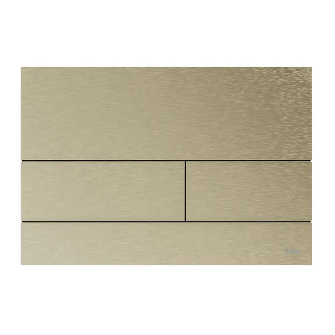 Spolknapp TECE Square PVD-Belagd Extra Platt Design