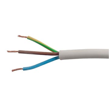 Kabel Bårebo RKK 3g 1,5 Hvit 50m