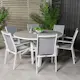 Spisegruppe Venture Home Pincy Ø140 med 6 Pincy Stoler