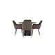 Spisegruppe Venture Home Olivia Ø110 cm med 4 stk Tomorrow Stoler