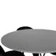 Spisegruppe Venture Home Razzia med 4 Velvet Stoler Skinn