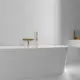 Badekarbatteri Scandtap Steel Pleasure 4 med Hånddusj