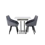 Spisegruppe Venture Home Disa med 4st Rosie Spisestoler