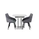 Spisegruppe Venture Home Disa med 4st Rosie Spisestoler