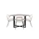 Spisegruppe Venture Home Durango Ø 120 cm med 4 Chico Stoler