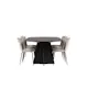 Spisegruppe Venture Home Bootcut Oval med 6 Limhamn Light Stoler