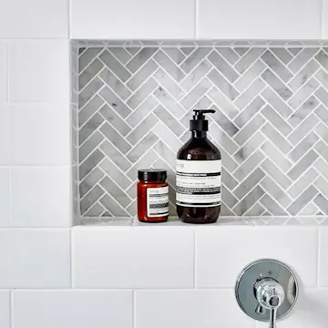 Flis Arredo Color Hvit Blank 10x20 cm