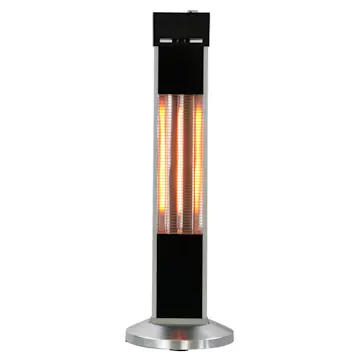 Terrassevarmer Home it Frittstående Sort/Aluminium 2000W