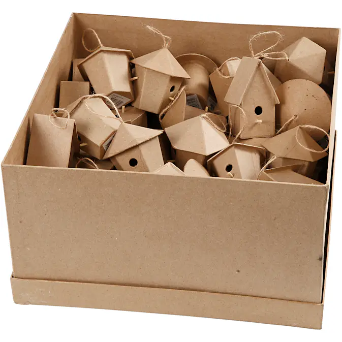 Fuglekasser Creativ Company Pappmaché Mini 1 Pk