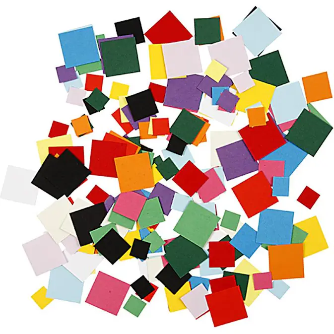 Kartongmosaikk Creativ Company Kvadratisk 1 Pk