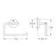 Toalettpappershållare Grohe BauCosmopolitan 40457