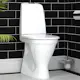 Toalettstol Gustavsberg Nautic 1546 Hygienic Flush Hög Modell