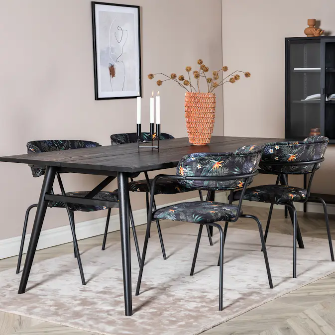 Spisegruppe Venture Home Sleek med 4 Arrow Stoler