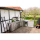 Hjørnemodul Myoutdoorkitchen Stainless Collection 90°