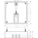 Inbyggnadsdel Hansgrohe till Rainmaker 400/400 1 jet