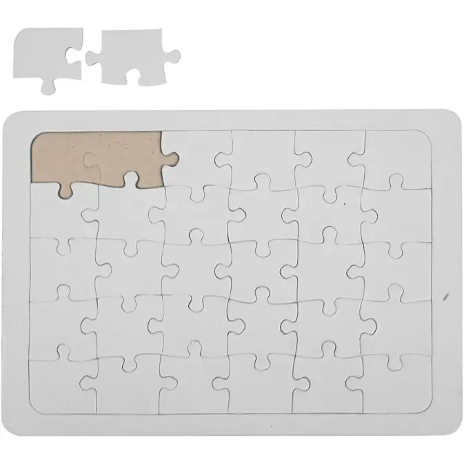 Puslespill Creativ Company Hvit 1 stk