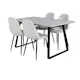 Spisegruppe Venture Home Estelle 140 med 4 Pooya Stoler