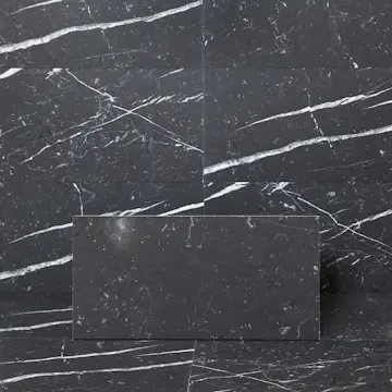 Marmor Arredo Nero Marquina Svart Matt 30x60 cm