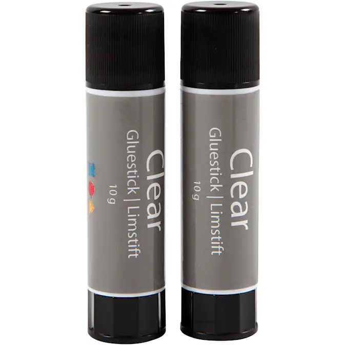 Limstift Creativ Company Clear Rund 2 stk/1 Pk