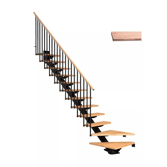 Plassbesparende Trapp Dolle Sydney Eik Hvitoljet 1/4 Classic III