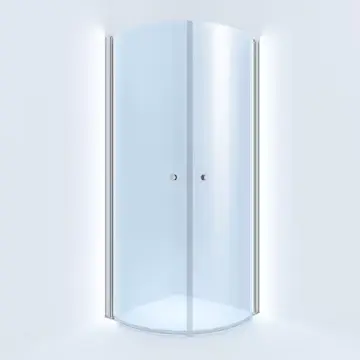 Dusjhjørne Arrow Basic Round Klarglass