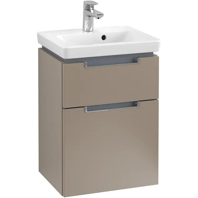 Tvättställsskåp Villeroy & Boch Subway 2.0 med 2 Lådor