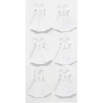 Klistremerker Creativ Company Kjole Str 35x31 mm 6 St/1 Pk