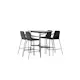 Spisegruppe Venture Home Rax med 4 stk Tvist Stoler