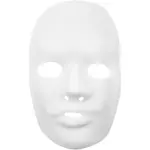 Helmaske Creativ Company Hvit 24x15,5 cm 1 stk