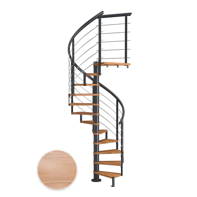 Spiraltrapp Dolle Montréal Eik Multiplex Design