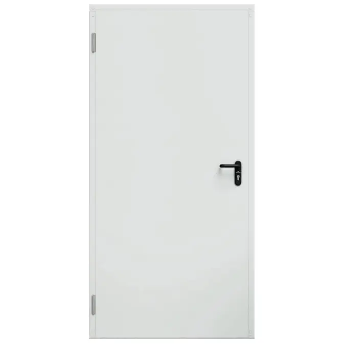 Ståldør Grimstadporten ECO Slett Hvit