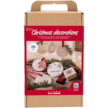 Juldekorasjoner Creativ Company DIY Kit Selvherdende Leire