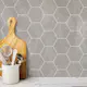 Kjøkkenplate BerryAlloc Skifer Natur Hexagon