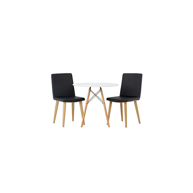 Spisegruppe Venture Home Danburi Ø60 cm med 2 stk Today Stoler