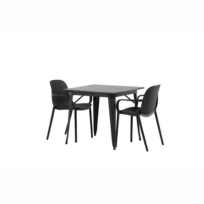 Spisegruppe Venture Home Tempe med 2 Baltimore Stoler