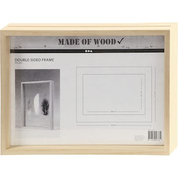 Dobbelramme Creativ Company Dybde 4,5 cm Str 22,1x30,8 cm 1 Stk