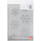 Skabelon Creativ Company Stensil Snefnugg A4 210x297 mm 1 stk
